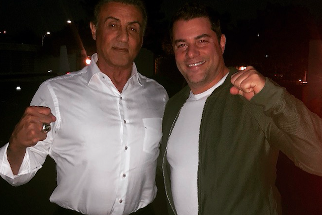 Michael Finuoli and Sylvester Stallone