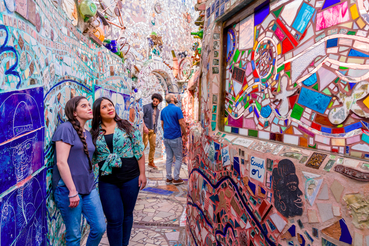 Coloring book pages from Philadelphia's Magic Gardens