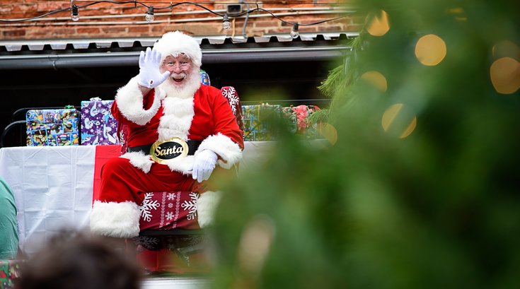 Santa at Frankford Hall
