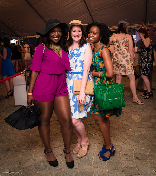 Guests at Preakness at the Piazza