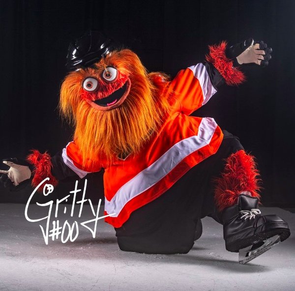 Flyers mascot Gritty at WWE Extreme Rules Shirt, Custom prints store