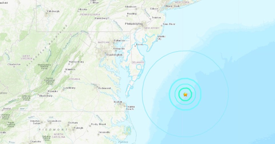 Earthquake hits off the East Coast, felt in parts of Delaware | PhillyVoice