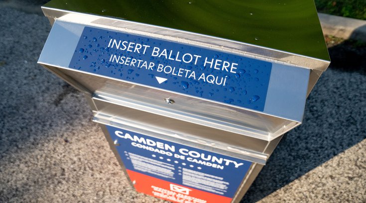 NJ primary ballot drop box