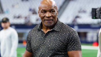 Mike Tyson at a game