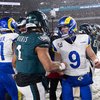 090926JalenHurtsMatthewStafford