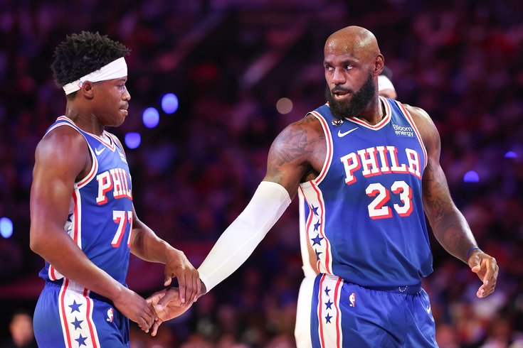 LeBron James V.J. Edgecombe