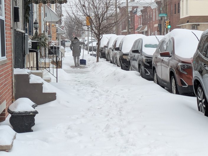 2026 snow shoveling Port Richmond