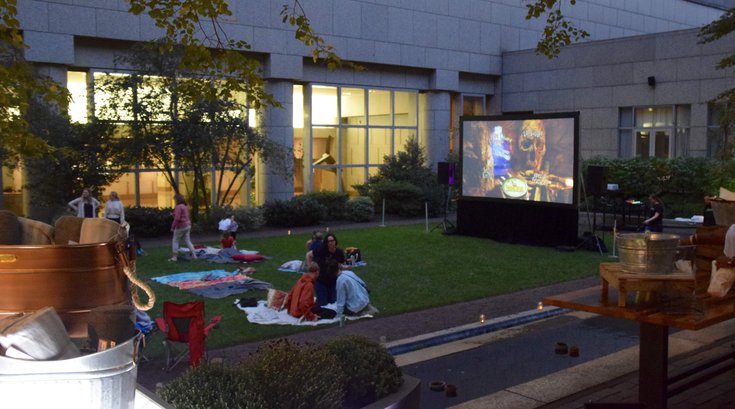 Movie night series at Logan Hotel