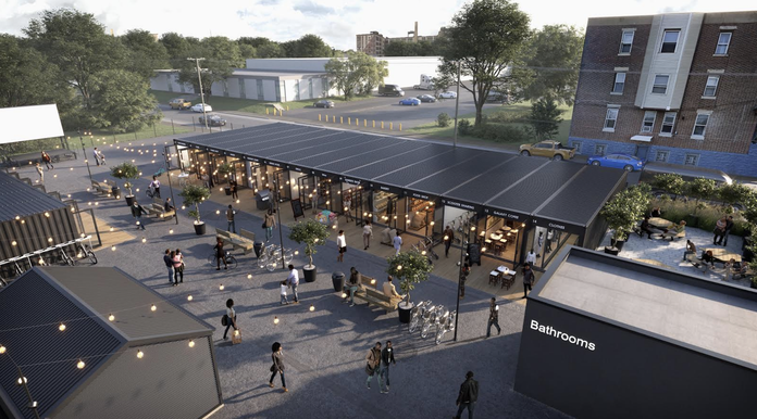 Shipping Container Village Rendering Shipping Container Village By