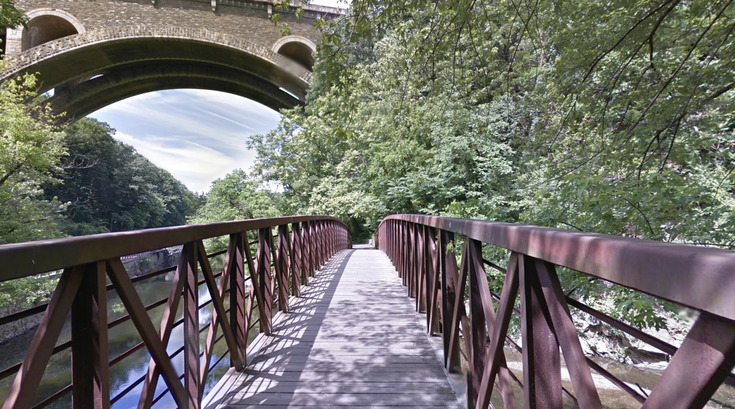 Wissahickon trail bridge replacement
