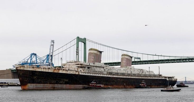 In fight to prevent reefing of SS United States, environmentalists warn ship is coated in hazardous chemicals