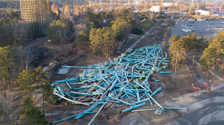 Kingda Ka Demolition