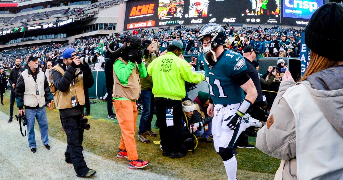 NFL playoffs: Philadelphia Eagles' Carson Wentz ruled out with head injury  