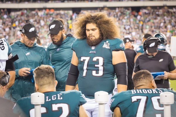 Carroll - Philadelphia Eagles Game Isaac Seumalo