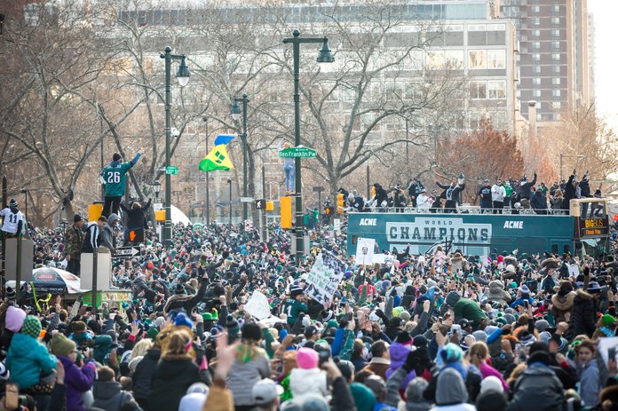 Eagles parade pictures