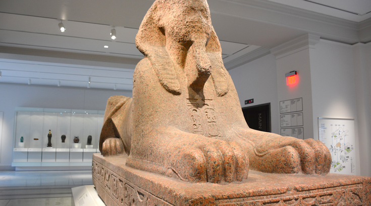 Penn Museum sphinx gallery
