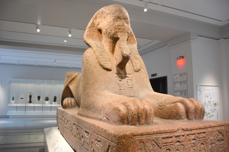 Penn Museum sphinx gallery