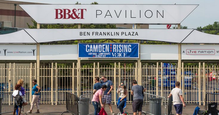 Camden's BB&T Pavilion temporarily renamed Waterfront Music Pavilion as
