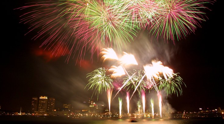 Fourth of July fireworks