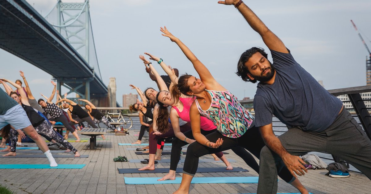 Yoga on the Pier returns to Philly with classes three days a week