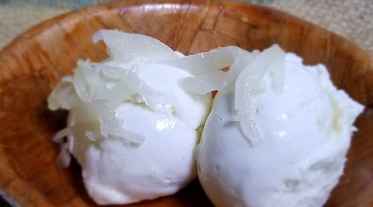 Sauerkraut ice cream