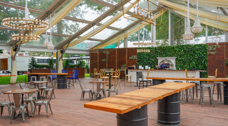 Franklin Square beer garden