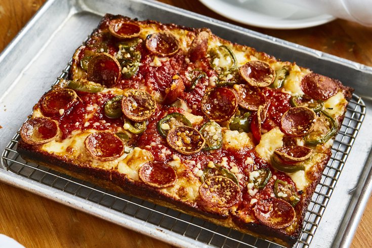 Detroit-style pizza Philly