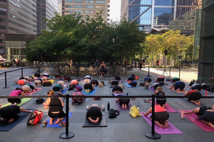 Take a free barre class at the Comcast Center in June and July