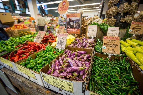 Produce at the market