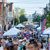 Crowds gather during the 2nd Street Festival in Northern Liberties
