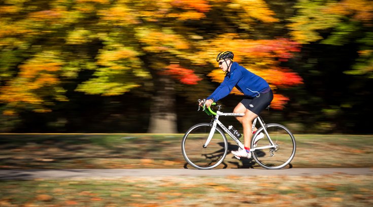 fall on Schuylkill River Trail