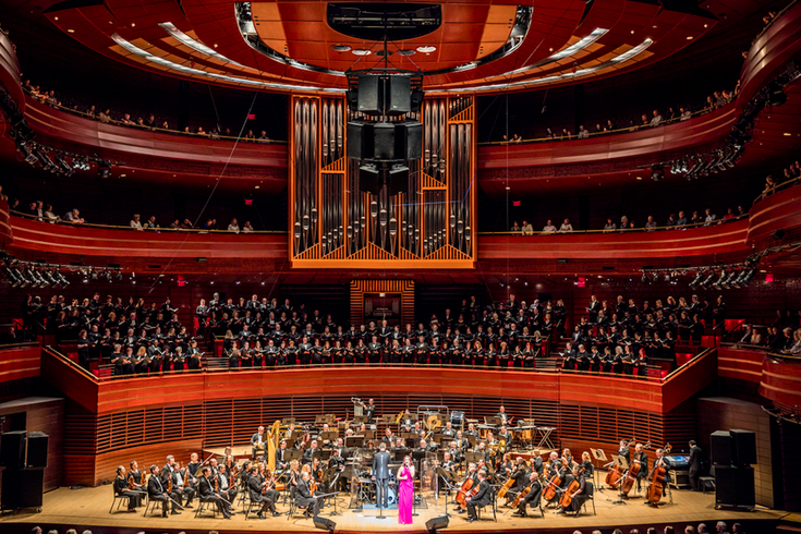 Philly POPS on stage at the Kimmel Center