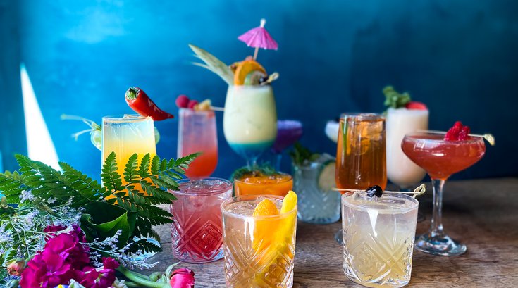 Charlie was a sinner. cocktails