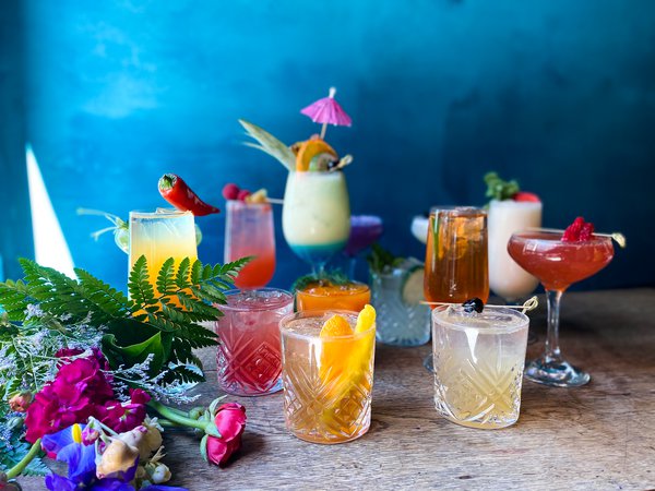 Charlie was a sinner. cocktails
