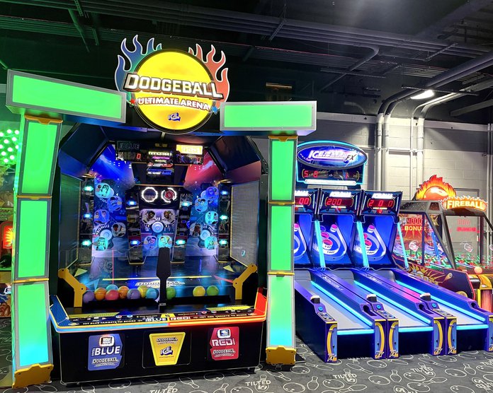 Willow Grove mall partially opens new Tilted 10 entertainment center with  arcade, bumper cars