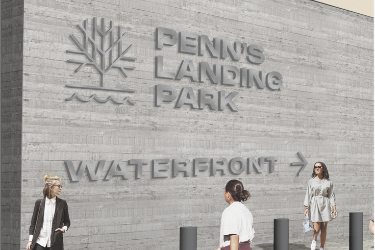 Penns Landing Park Logo