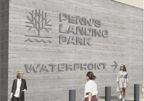 Penns Landing Park Logo