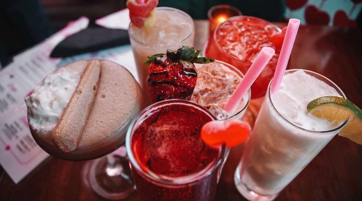 Valentines Day Drink Pink Elephant