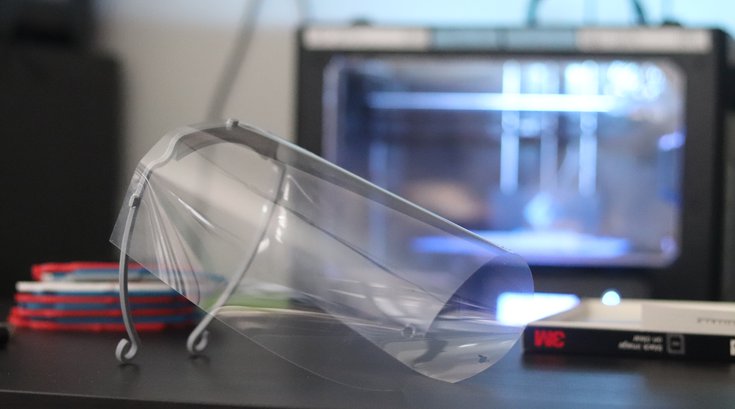 La Salle alumnus uses 3D technology to print face shields for Philly area first responders