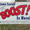 BOOST! sign