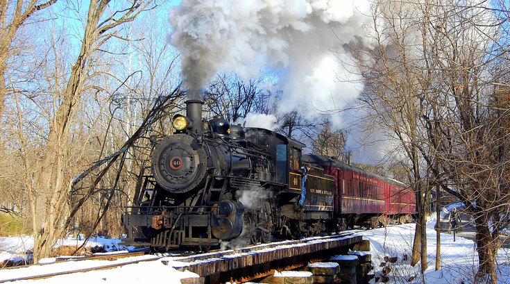 New Hope Railroad holiday train