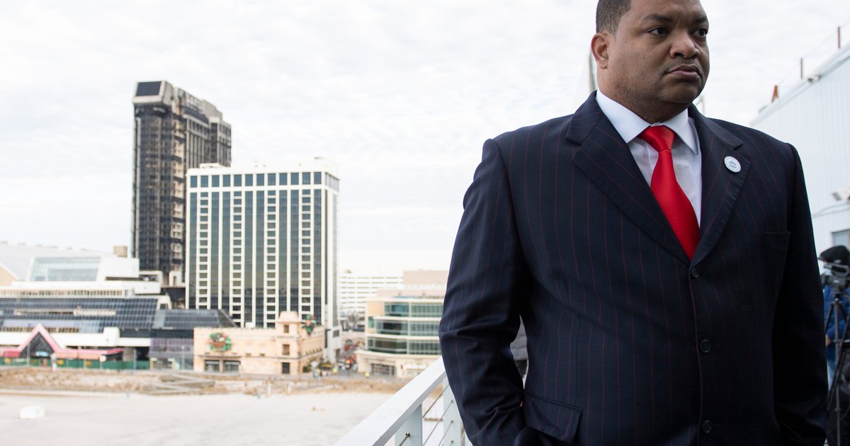 Atlantic City Mayor Marty Small addresses the search warrant served at ...