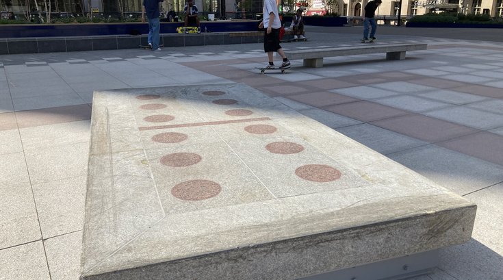 Paine Plaza Skateboarding