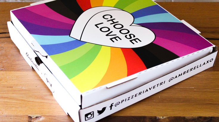 Pride pizza box