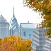 Philly Skyline in the fall
