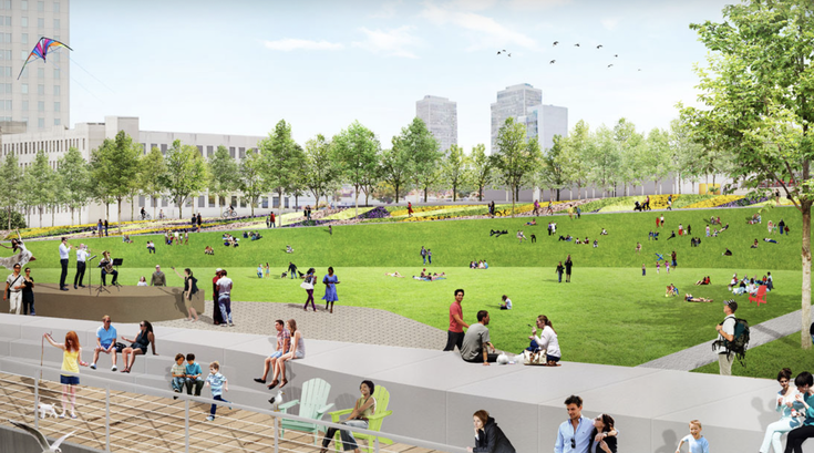 Penn's Landing Wide Angle