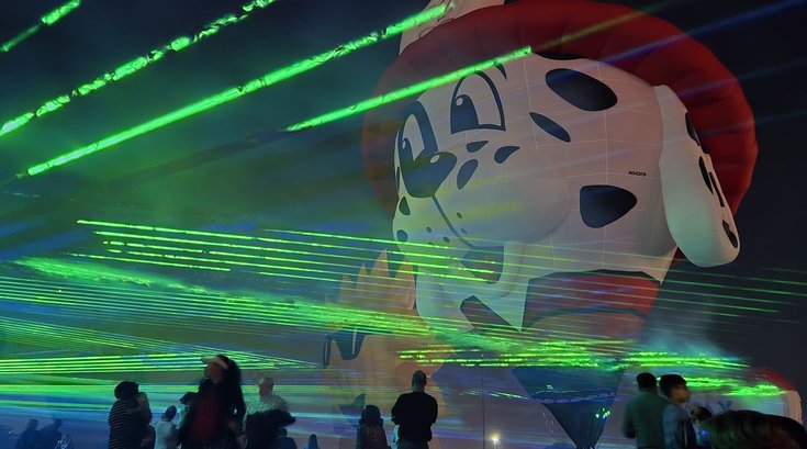 Burlington Hot Air Balloon Fest Glow Show