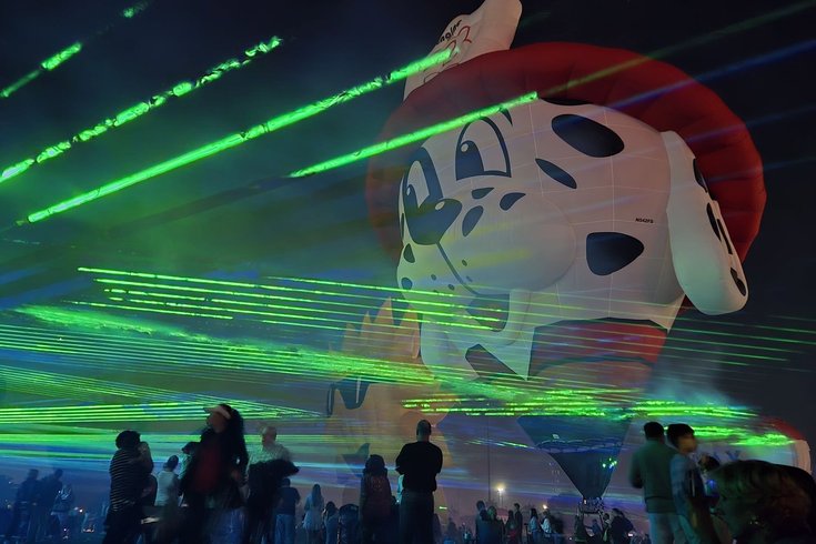 Burlington Hot Air Balloon Fest Glow Show