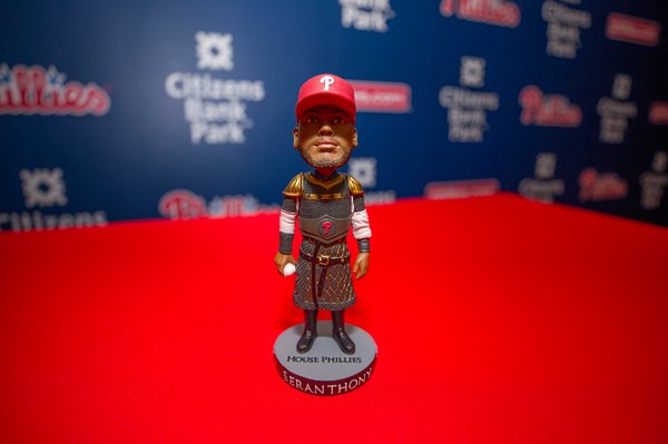 The Phillies' Seranthony Dominguez Game of Thrones bobblehead 