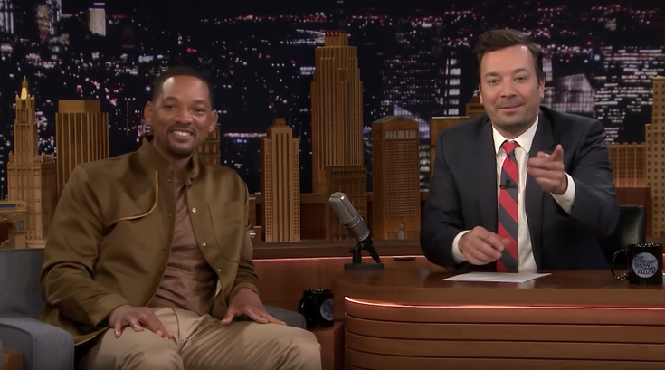 Will Smith with Jimmy Fallon 
